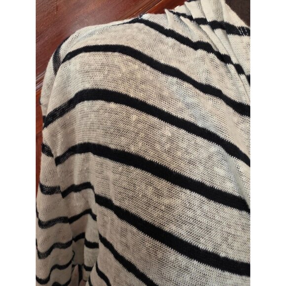 Banana Republic Womens Striped Linen Cardigan Sweater Size L - Picture 2 of 9